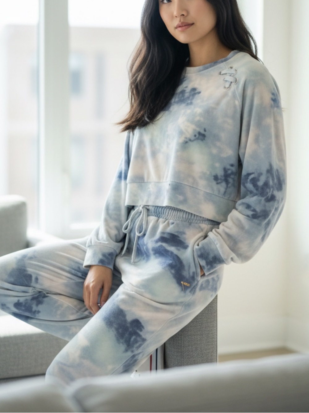 JUSTICE Collection X by Justice cozy velour 2 pcs outfit set